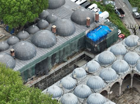 Süleymaniye Külliyesinde Darüşşifa bölümünün restorasyonunda sona