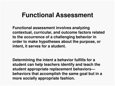 Ppt Functional Assessment Powerpoint Presentation Free Download Id2974203