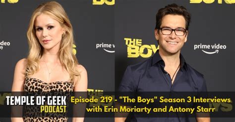 "The Boys" Season 3 Interviews with Erin Moriarty and Antony Starr