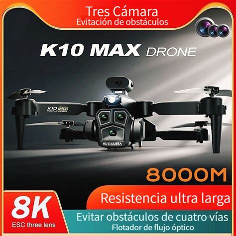 KBDFA Dron K10 Max 4K Profesional Fotograf A A Rea 8K Tres C Maras HD