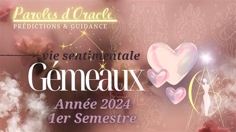 GémeauxVie sentimentale 1er Semestre année 2024Transformation