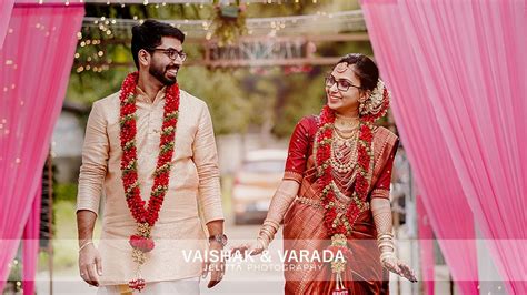 Vaishak And Varada Wedding Highlights 2021 Jelitta Photography Youtube