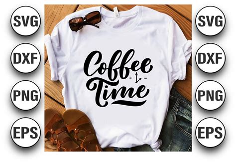 Coffee Time Svg T Shirt Design Graphic By Kids Design World · Creative