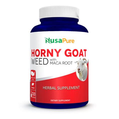 Horny Goat Weed 1000mg 120 Caps Nusapure