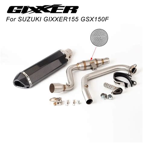 Выхлопная система для мотоцикла Suzuki Gixxer 155 GSX150F выхлопная ...