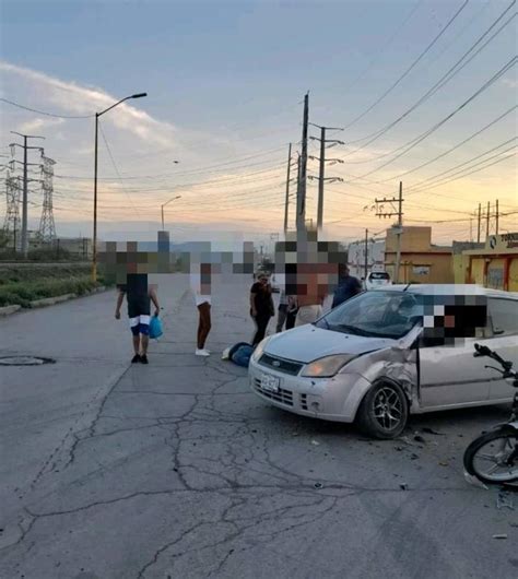 Conductor De Auto Choca Contra Motociclista En El Bulevar Jabonoso De