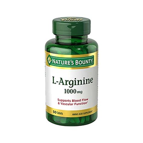 Buy Natures Bounty L Arginine Mg Supplement Enhance Circulation