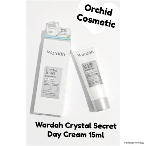 Wardah Crystal Secret Brightening Day Cream 15ml Wardah White Secret