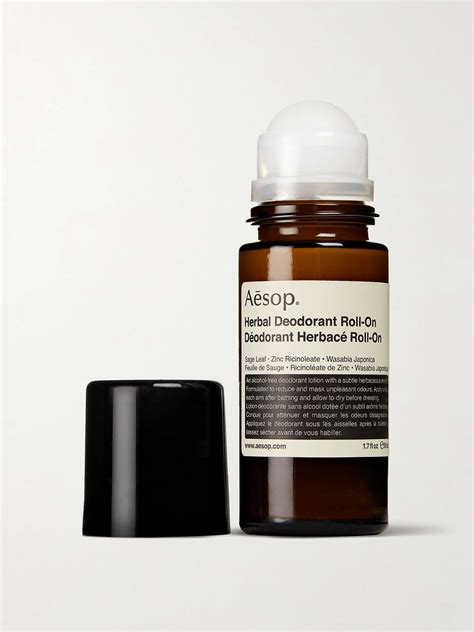 Colorless Herbal Deodorant Roll On Ml Aesop Mr Porter