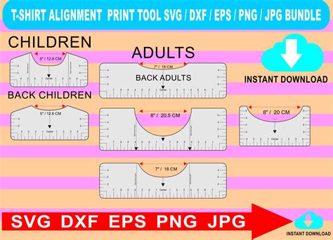 T Shirt Placement Ruler Svg 167 File Svg Png Dxf Eps Free Fee Svg Assets