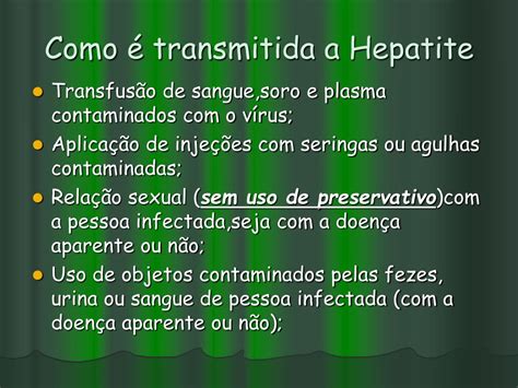 Como A Hepatite A É Transmitida - PPT - HEPATITE PowerPoint Presentation, free download - ID:4977829