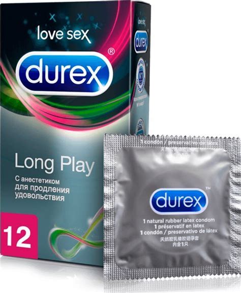 Durex Long Play Презервативы, с анестетиком, №12 — купить в интернет ...