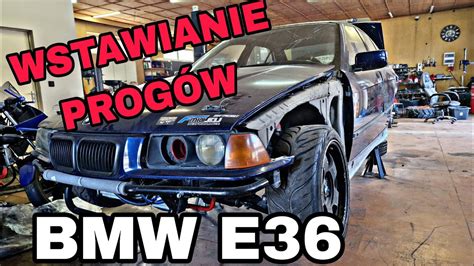 Spawam reperaturki progów w driftowozie BMW e36 YouTube