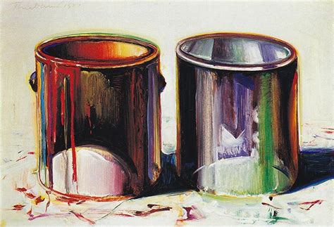 Two Paint Cans Wayne Thiebaud Wikiart Org