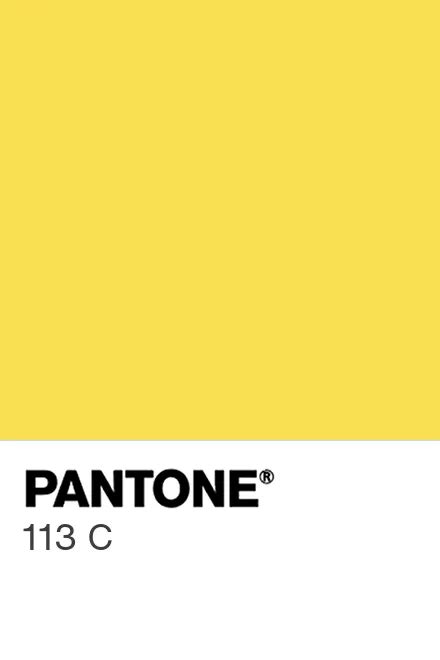 PANTONE 113 C Pantone色号库 Pantone潘通中国官网