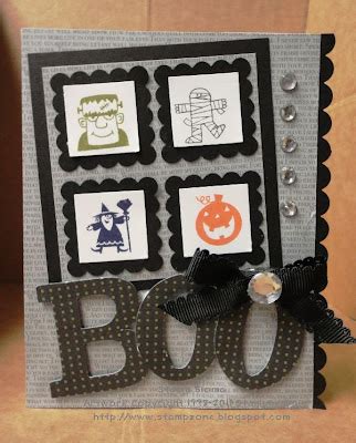 Stampin Scrappin With Stasia Boo Happy Halloween