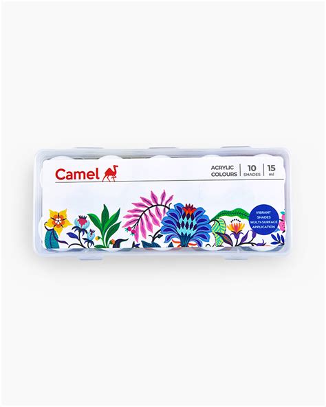 Buy Camel Acrylic Colours Assorted Pack Of Shades In Ml Ultra