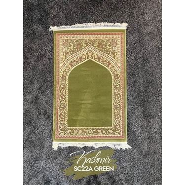 Jual Sajadah Turki Tebal Imam Kashmir SC22A Red 80x120 Shopee Indonesia