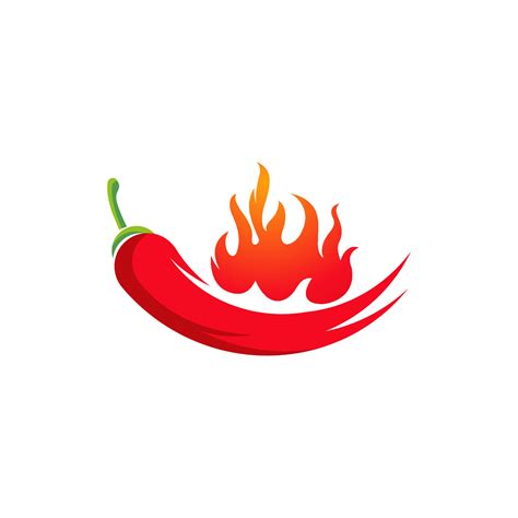 Red Hot Natural Chili Icon Vector Illustration Vector Art At Vecteezy