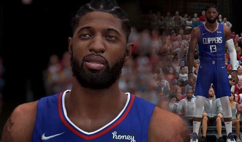 Nba K Paul George Cyberface Update And Body Model By Ppp