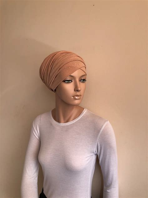 In One Golden Hijab Jersey Turban Volume Ready Turban Etsy