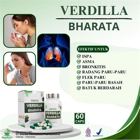 Jual Obat Batuk VERDILLA BHARATA Obat TBC Batuk Berdarah Infeksi