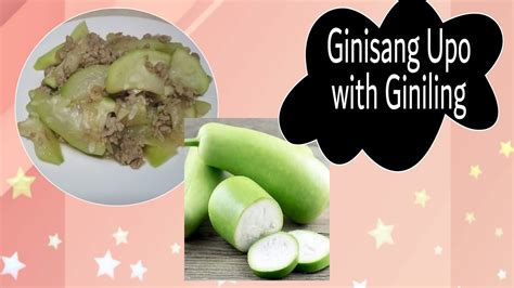 Ginisang Upo With Giniling Bottle Gourd Daday Vlogs Youtube