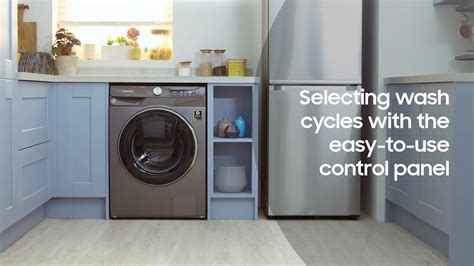 How To Select Wash Cycles On Your Samsung Washing Machine Youtube