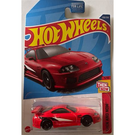 Hot Wheels Then And Now Toyota Supra Red 48 Shopee Philippines