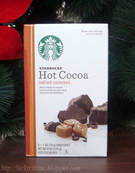 Lucky Citrine Starbucks Hot Cocoa Mix Peppermint Salted Caramel