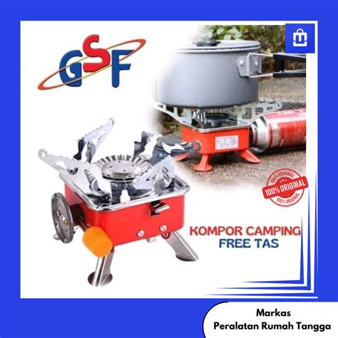 Jual Kompor Camping Gas Kotak Kompor Kamping Portable Alat Masak