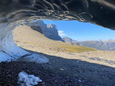 Photo I took from inside a glacier at Glacier National Park. Original content. : r/MostBeautiful