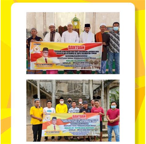 Program Bantuan Rumah Ibadah Drs Mukhtarudin