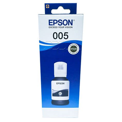 Epson 005 Ink Refill Bottle 120mL Black For Printer EcoTank M1140