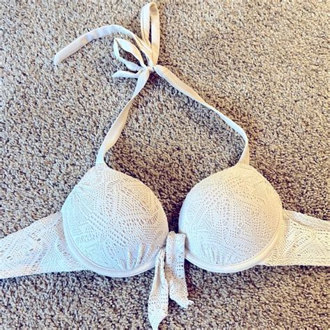 H M Swim White Lace Bikini Bikini Top Bathing Suit Top White Top Summer Summer Poshmark