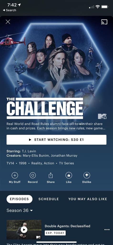 The Challenge is now on Hulu! (with live TV) (new season) : r/MtvChallenge