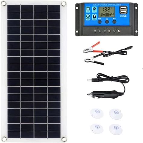 Hckz Panneau Solaire W Kit De Panneaux Solaires Photovolta Ques