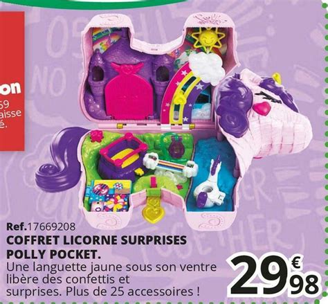 Promo Coffret Licorne Surprises Polly Pocket Chez Maxi Toys