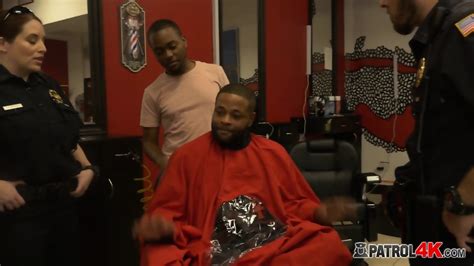 Face Sitting And A Wild BBC Ride In A Barbershop With Two Hot MILFs
