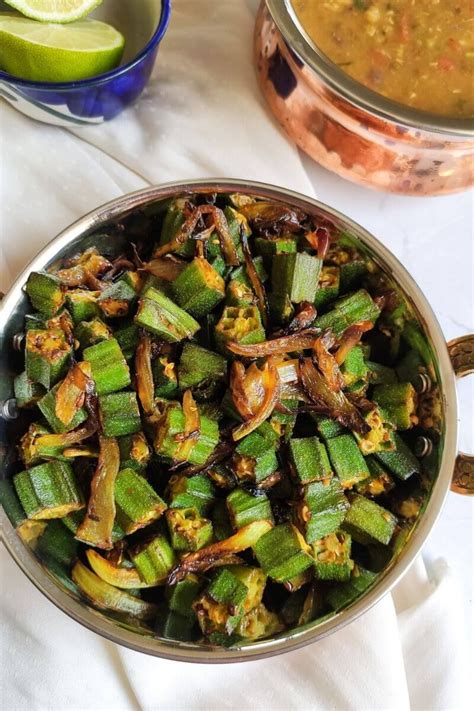 Indian Okra Recipe Bhindi Ki Sabzi Easy Okra Recipe Bhindi Recipe