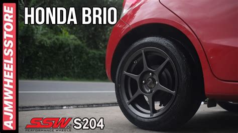 Modifikasi Honda Brio Velg Ssw S Ajmheelsstore Youtube