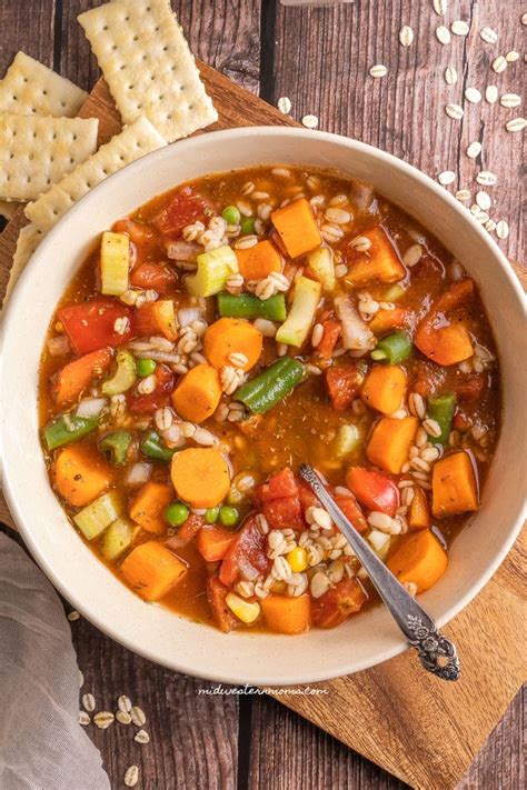 Hearty Slow Cooker Vegetable Soup Midwestern Moms