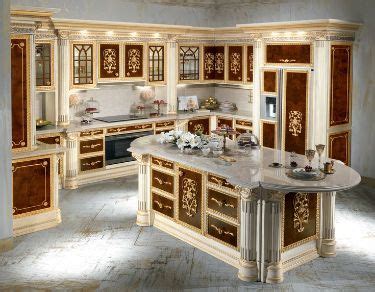 N25 Kitchen with Marble Countertops and Gold Trimmings