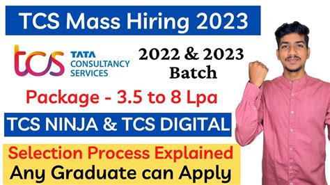 Tcs Off Campus Drive Tcs Ninja Digital Job Tcs Recruitment