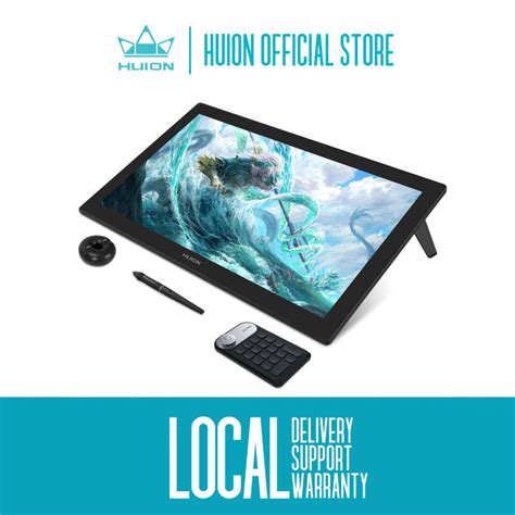 Huion Kamvas Pro 24 (GT2401) 4K Graphic Drawing Monitor Pen Display ...