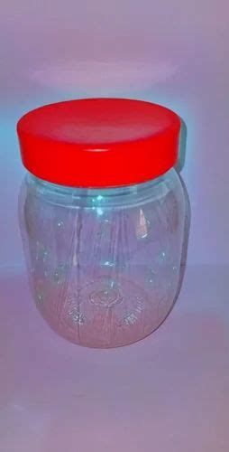 Transparent Round 500ML PET JAR At 10 Piece1 In Rajkot ID 27495082462