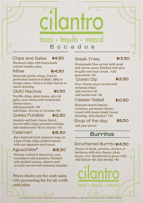 Cilantro | Our Mexican Dishes