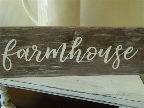 Farmhouse wooden sign, home decor wooden sign, rustic home decor, farmhouse style decor ...