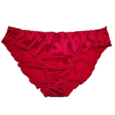 Sexy Femmes Dames Satin Soyeux Slips Culottes Lingerie Sous Vêtements R eBay
