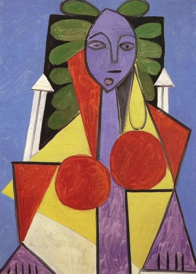 Mujer En La Silla Retrato De Francoise Gilot Pablo Picasso